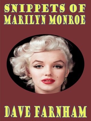 cover image of Snippets of Marilyn Monroe